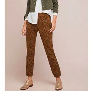 NWT Sanctuary Anthropologie Leopard Jogger Pants